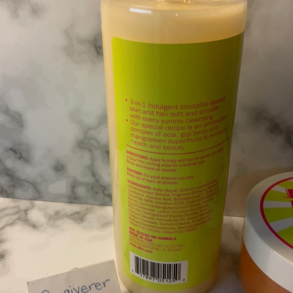 Jungle Punch Shower Gel & Scrub 3-in-1 Beauty Smoothie & Body Scrub Ulta - Picture 4 of 9